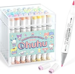 Ohuhu Illustration Markers Fine Tip 48Colors Sanrio x Ohuhu Collaboration Japan