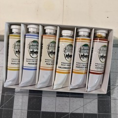 Professional Watercolor Paint Set (6) 37 ml / 1.25 Fl Oz Assorted Colors – New