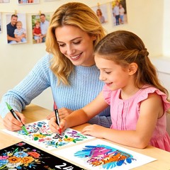 24 Colors Dual Tip Acrylic Paint Markers,Waterproof, Non-Toxic, odorless, Sui…