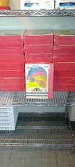 Lot of 22 Pacon Kaleidoscope Colored Paper 24lb 8-1/2 x 11 Red 500 Shts