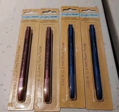 Lot of 4 Craft Acid Free Metallic Fine Tip Marker (0.05 in/1.2mm) B9 New Art