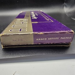 Vintage AMACO Artists Soft Pastels 18 Color Set American Clay Co Indianapolis