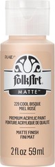Plaid FolkArt Matte Acrylic Paint ~ Cool Bisque ~ 2 Oz. #229