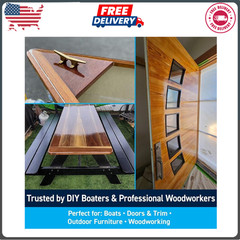 TotalBoat Lust Marine Varnish High Gloss Quart for Wood Boats