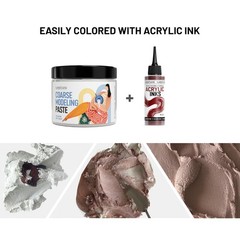 Coarse Texture Paste Modeling Paste Acrylic Medium 16.9 Fl Oz 500ml Art Gel