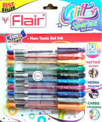 Xtra Sparkle Glitter Gel 10 Colours Xtra Sparkle Gel Pen by