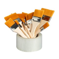 Set of 12 Art Paint Brushes Assorted Sized Nylon Painting Brushes with Wooden…
