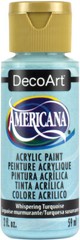 Deco Art Americana Acrylic Paint 2oz-Whispering Turquoise – Opaque, DA-305