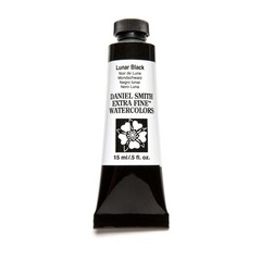 Extra Fine Watercolor Paint, 15ml Tube, Lunar Black, 284600049, 0.5 Fl Oz (Pa…