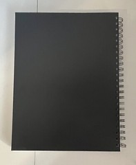 UCreate Poly Cover Sketch Book, Heavyweight, 9″ x 12″, Black, 75 Sheets