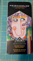 24-Color Prismacolor Premier Colored Pencils Set with ART STIX 2004 Vintage