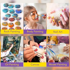 Professional 500pcs Nylon Hair Brush Set for Painting