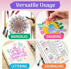 Dual Tip Art Marker Set with Case