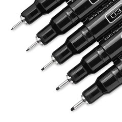 Marker,Prisma Fineln,5,Bk 5 Count (Pack of 1), Black
