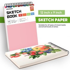 9″x12″ Sketch Book 2-Pack: Bithday Art Supplies, Creative Gift Set for Birthd…