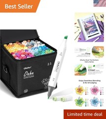 Alcohol Markers Double Tipped Art Marker Set for Artists Adults Coloring Sket…