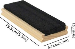 Uncle Paul Pine Wood Felt 2 Count (Pack of 1), 2 X Chalk Eraser