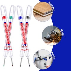 24 Pieces Deep Hole Marker Pens 20 mm Deep Drill Hole Long Nib Marker Multi
