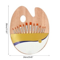 Round/Flat/Fine Tip Paintbrushes Paint Brushes Set Nylon Hair Artist Paint Brush