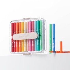 Acrylic Paint Markers Pens, Brush Tip Automatic Ink Control Marker for Art Wo…