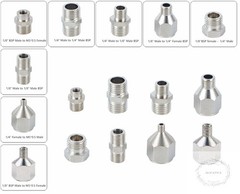 8-Piece Airbrush Adapter Kit, Professional Fitting Connector Set for Air Compres
