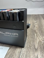 Alpha Design Marker Gold Label 60B Set Broad and Fine Graphic (Missing A Few)