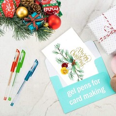 Glitter Pens, 100 Color Glitter Pen Set for Making Cards, 30% More Ink Neon G…