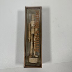 Barnes & Noble Mini Wooden Artist’s Movable Model 6.5” Tall New in Unopened Box
