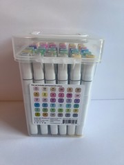 King Art Pro Double Ended Alcohol Art Markers 36 Count Pastels New Box