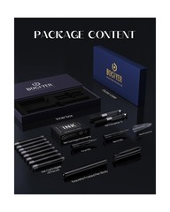 samurai Fountain Pen Set,Hand Polished Medium Nib,Calligraphy Nib(B… Fast Ship