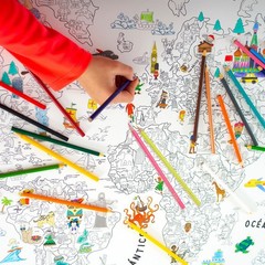 Sky Blue Color Drawing Pencils for Adult Coloring Books, 10 Pcs
