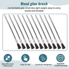 Acid Brushes – 3/8 Inch Horsehair Acid Flux Brushes, Epoxy Brushes 48 Count B2M7