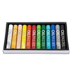 Gallery Oil Pastels Cardboard Box Set of 12 Standard – Assorted Colors