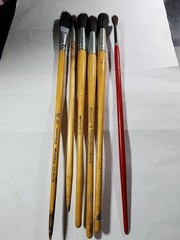 Crayola Brush Lot of 6- Wood Handle – VG B2
