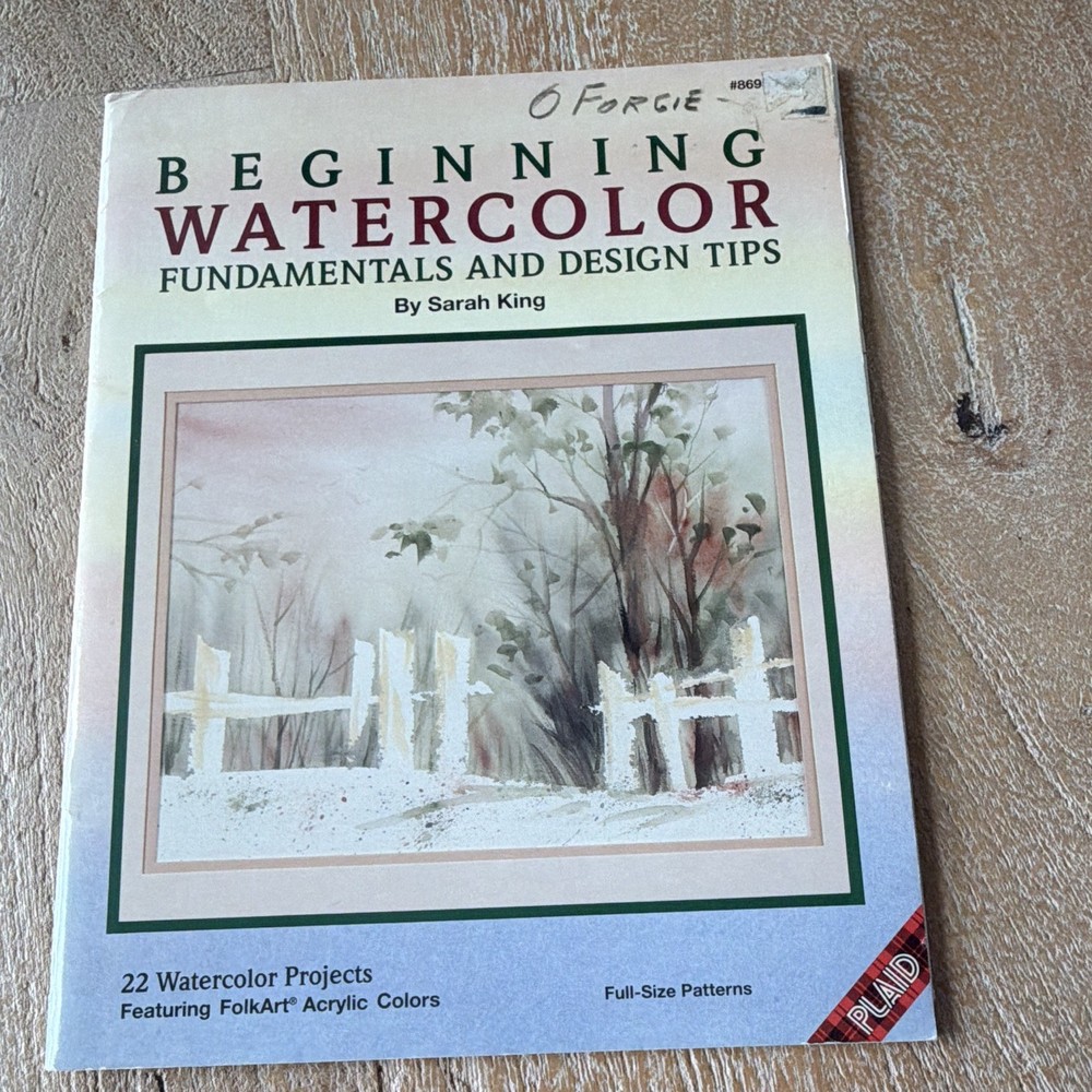 Plaid Enterprises Beginning Watercolor Fundamentals & Design Tips Landscapes