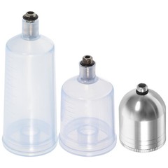 3 Pcs Paint Bottles Empty Sealable Glass with Caps Containers