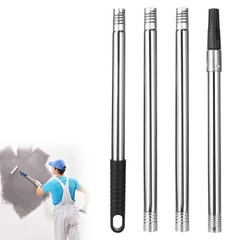 Extension Pole 1.3-4.8 ft Long Paint Roller Telescopic Extendable Poles Multi…
