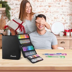 Non-Toxic 96 Count Glitter Gel Pens – 48 Color Set with Soft Grip for Smooth Art