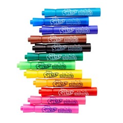 Scented Washable Markers, Chisel Tip Marker, Assorted Colors, 36 Count