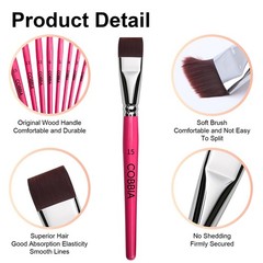8 PCS Face Paint Brush Set Artist Brushes For Acrylic Oil Watercolor
