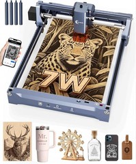 K15 Pro 7w Laser Engraving Machine with App Control, 7.87”×11.81”(Near A4) Wor