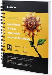 Ohuhu Marker Pads Art Sketchbook, 7.6″ ×10″ 120LB Heavy Smooth Drawing Papers