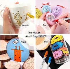 30 Permanent Markers Fine Point Assorted Colors for Coloring Doodling