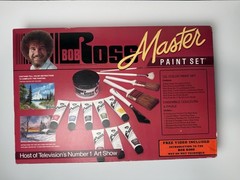 Vintage Bob Ross Master Oil Paint Set