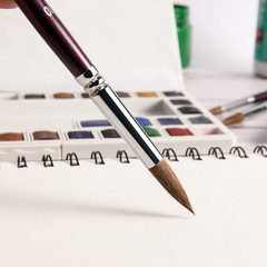 Artist Paint Brushes – Superior Sable Watercolour Brushes round Point Tip Paint