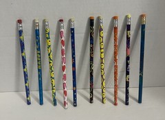Assorted Kids Lead Pencil No . 2 Multi Colors Set Of 10