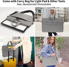 A4 LED Light Board with Bag Magnetic Light Pad for Tracing Drawing Crafting