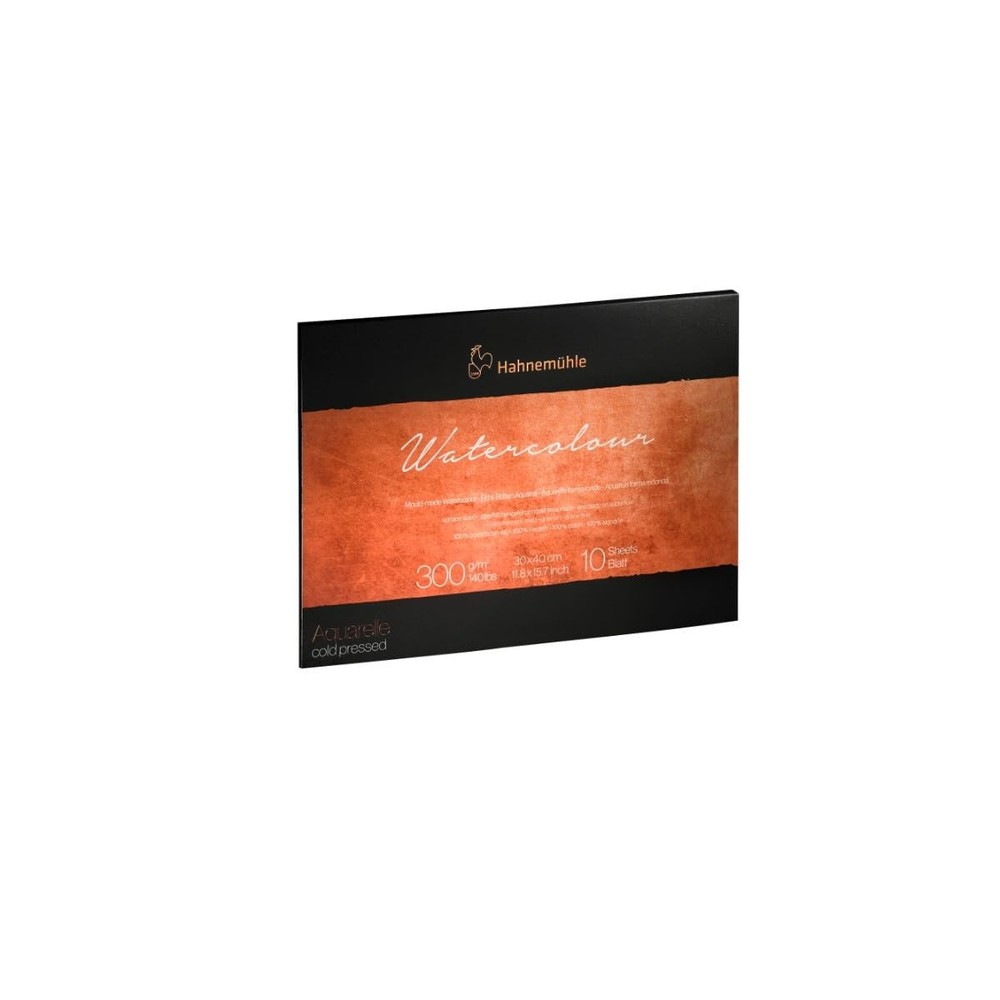 Hahnemuhle Collection Watercolor 300 Block Cold Pressed 11.8×15.7 Inches 300gsm