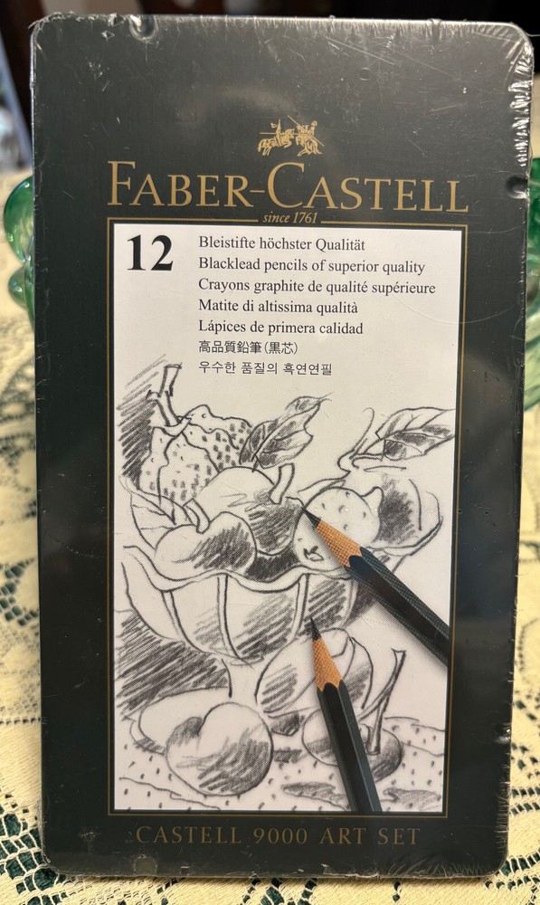 FABER-CASTELL 9000 ART SET 12 BLACKLEAD HB to H NEW GERMANY