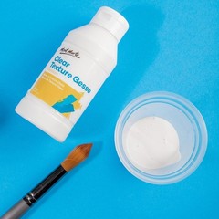 Mont Marte Premium Clear Texture Gesso Acrylic 8.45 Fl Oz (Pack of 1), Grey